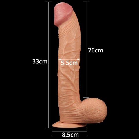 Lovetoy 12"" Legendary King Sized Realistic Dildo