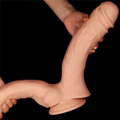 33/6,5 cm Lovetoy Realistic Mega Double Dildo olbrzymie podwójne dildo