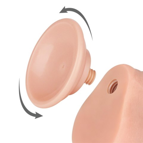 Lovetoy 7'' Sliding Skin Dual Layer Dong Flesh