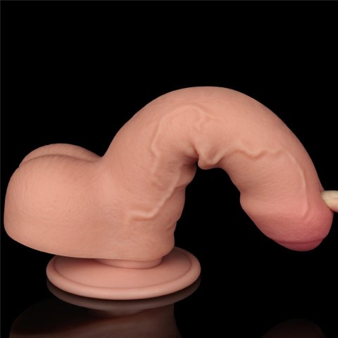 Lovetoy 7'' Sliding Skin Dual Layer Dong Flesh