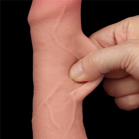 Lovetoy 7'' Sliding Skin Dual Layer Dong Flesh