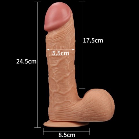 Lovetoy 9"" Legendary King Sized Realistic Dildo