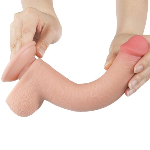 Lovetoy 9'' Sliding Skin Dual Layer Dong Flesh