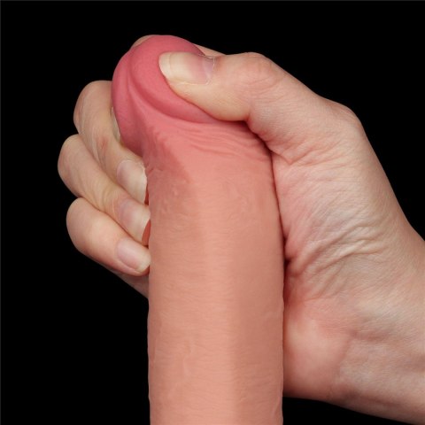 Lovetoy 9'' Sliding Skin Dual Layer Dong Flesh