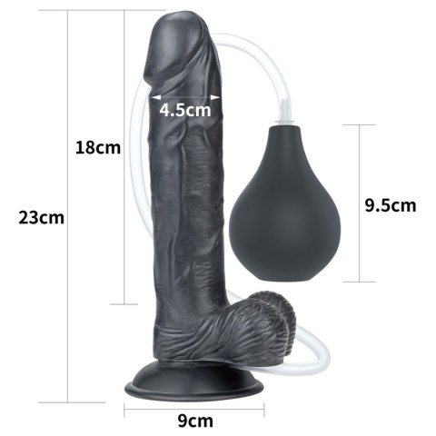 Lovetoy 9'' Squirt Extreme Dildo - Black