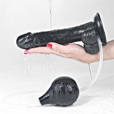 Lovetoy 9'' Squirt Extreme Dildo - Black