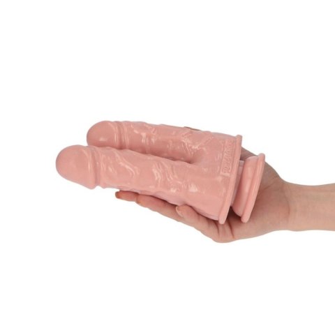 15,5/3,5 cm Toyz4lovers Italian Cock 6" Flesh podwójne dildo