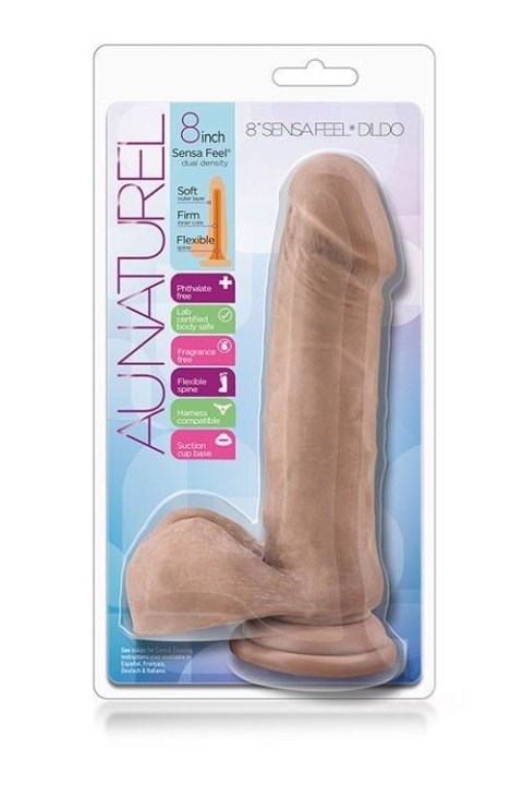 20/4 cm Blush Au Naturel Latin Dildo z cyberskóry