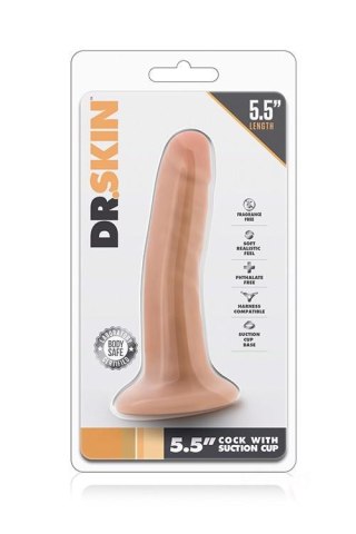 Blush DR. SKIN 5.5INCH COCK WITH SUCTION CUP