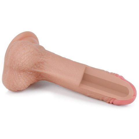Lovetoy 7'' Dual layered Platinum Silicone Cock