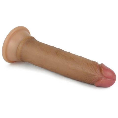 Lovetoy 7'' Dual layered Platinum Silicone Cock