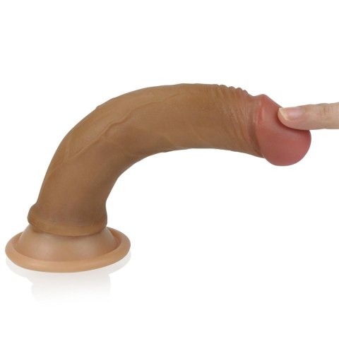 Lovetoy 7'' Dual layered Platinum Silicone Cock