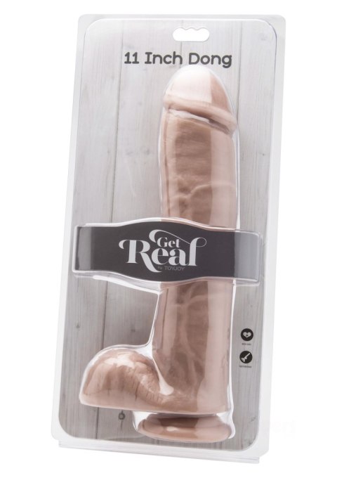 ToyJoy Dildo 11 inch with Balls Light skin tone