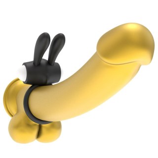Lovetoy Power Clit Silicone Cockring Black