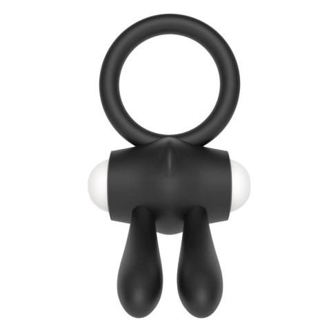 Lovetoy Power Clit Silicone Cockring Black