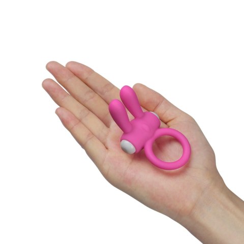 Lovetoy Power Clit Silicone Cockring Pink
