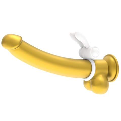 Lovetoy Power Clit Silicone Cockring White