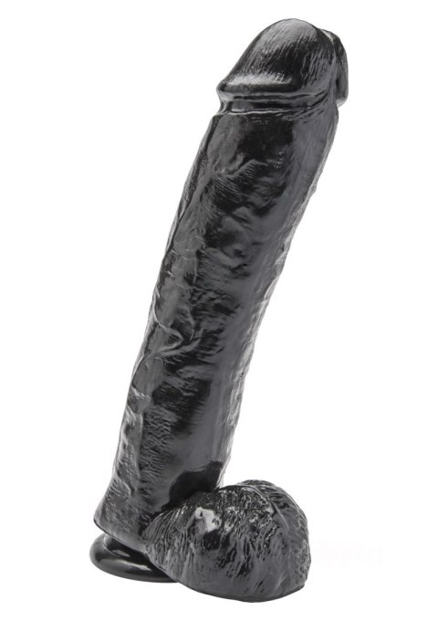 ToyJoy Dildo 11 inch with Balls Black