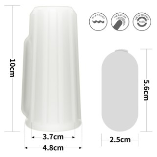 Lovetoy Vibrating Ridge Knights Ring (White)