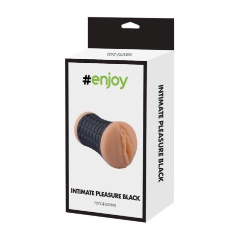 Toyz4lovers Masturbator- Doppio Masturbatore maschile vagina e ano Deep Black