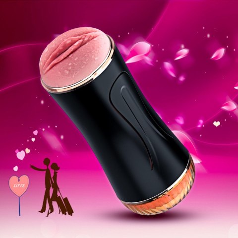 B - Series Fox Masturbator-Vibrating Masturbation Cup USB 10 function + Interactive Function / Double Ends