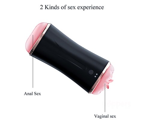 B - Series Fox Masturbator-Vibrating Masturbation Cup USB 10 function + Interactive Function / Double Ends