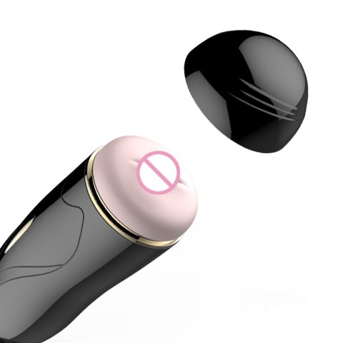 B - Series Fox Masturbator-Vibrating Masturbation Cup USB 7 + Interactive Function / Talk Mode