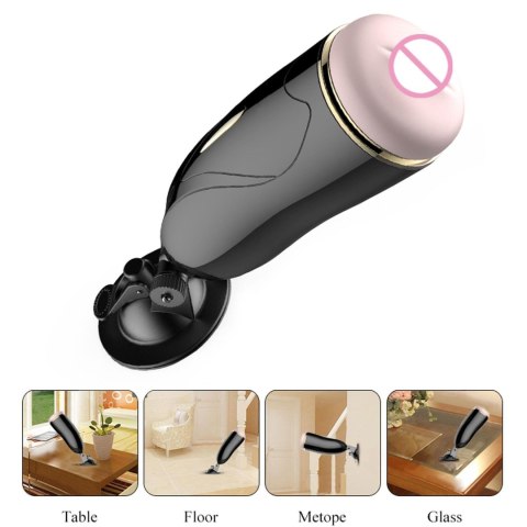 B - Series Fox Masturbator-Vibrating Masturbation Cup USB 7 + Interactive Function / Talk Mode