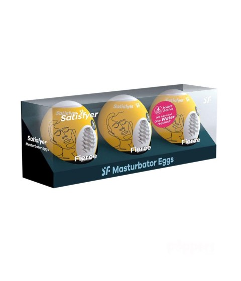 Satisfyer Masturbator-Eggs (set of 3 Fierce)