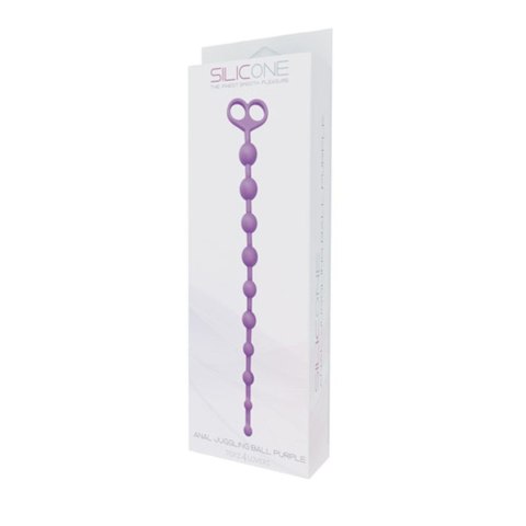 Toyz4lovers Plug/kulki-FALLO ANALE ANAL JUGGLING BALL SILICONE PURPLE