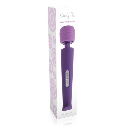 Candy Pie Stymulator-MASSAGGIATORE CANDY PIE WAND PURPLE