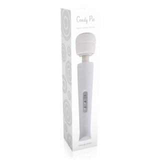 Candy Pie Stymulator-MASSAGGIATORE CANDY PIE WAND WHITE