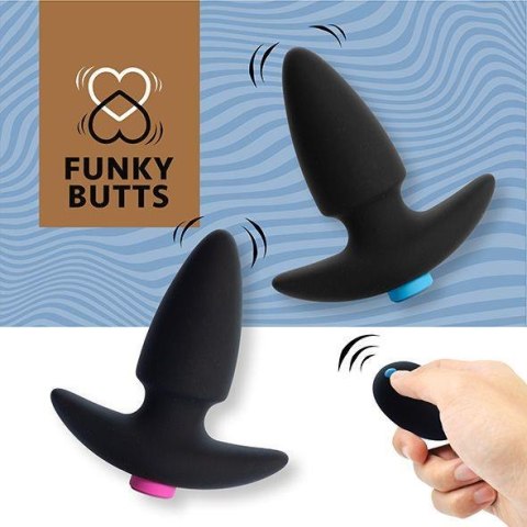FeelzToys FeelzToys - FunkyButts Remote Controlled Butt Plug Set for Couples