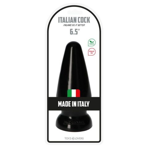 Toyz4lovers Plug-Italian Cock 6.5""Black