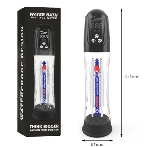 B - Series Power Pompka-Electric water pump, LCD, magnetic USB, 4 speeds