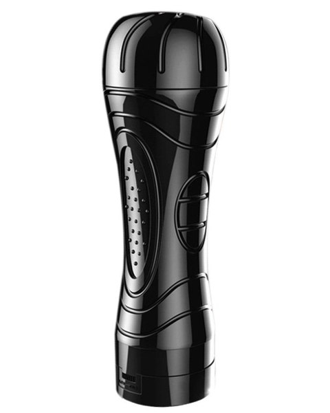 Power Escorts Quickes Pro - Vibrating masturbator + 3 pack cockring