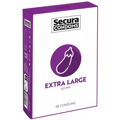 Secura Condoms Extra Large 48 szerokich prezerwatyw W