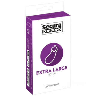 Secura Condoms Extra Large 12 szerokich prezerwatyw XL