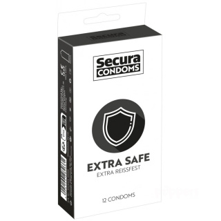 Secura Condoms Extra Safe 12 pogrubionych prezerwatyw