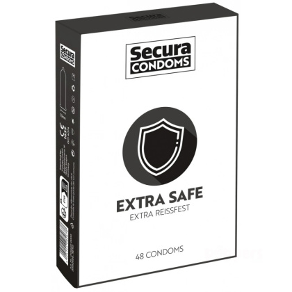 Secura Condoms Extra Safe 48 pogrubionych prezerwatyw W