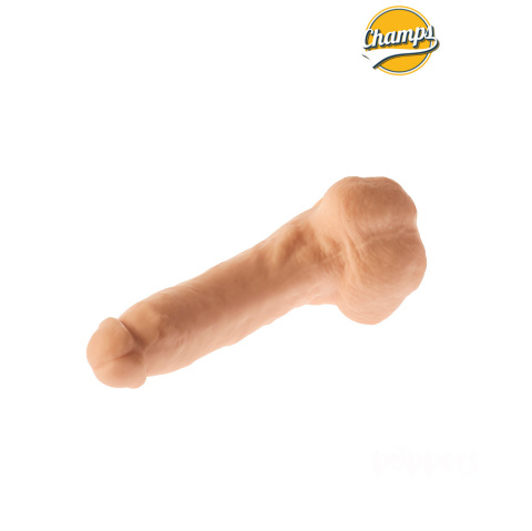 16/4,5 cm Champs Fatty dildo z jądrami i przyssawką