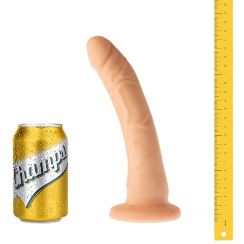 18/3,5 cm Champs Groovy dildo z przyssawką