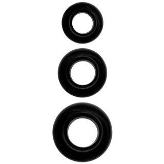 20-30 mm Beast Rings Round Set Cock Rings trójpak ringów erekcyjnych z gumy termoplastycznej W