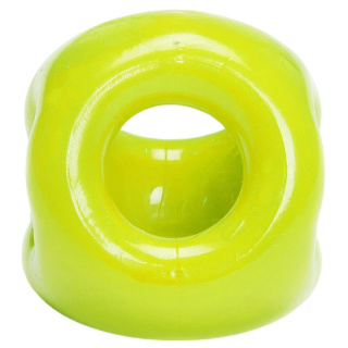 20 mm Sport Fucker Energy Ring Green potrójny jaskrawy pierścień erekcyjny