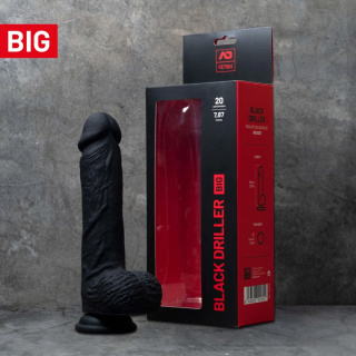 15/4 cm ADFetish by Addicted Dildo Black Driller Big