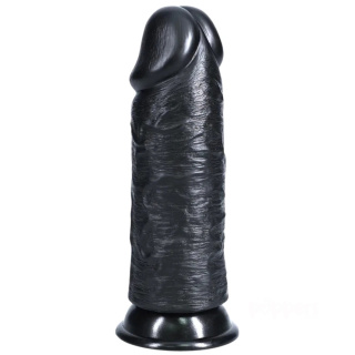 20/6 cm RealRock Extra Thick Dildo gruby sztuczny penis czarny