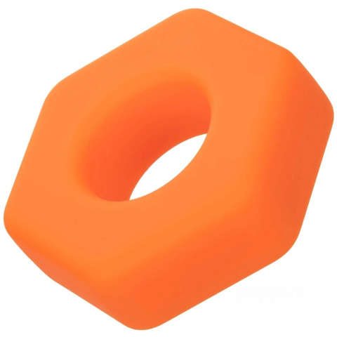 21 mm Alpha Ring Liquid Silicone Prolong Sexagon Ring jaskrawy pierścień erekcyjny