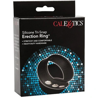 25-60 mm CalExotics Silicone Tri-Snap Erection Ring silikonowy pierścień erekcyjny