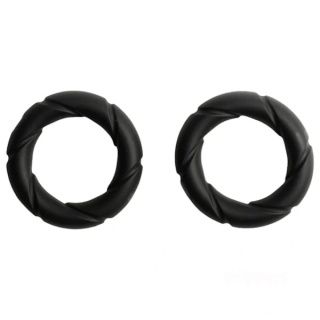 27 mm Sport Fucker Ready Ring Black dwupak czarnych pierścieni erekcyjnych