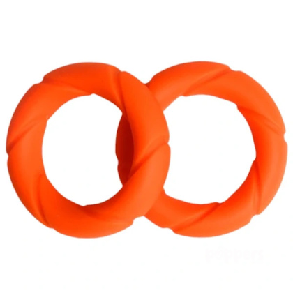 27 mm Sport Fucker Ready Ring Orange dwupak jaskrawych pierścieni erekcyjnych